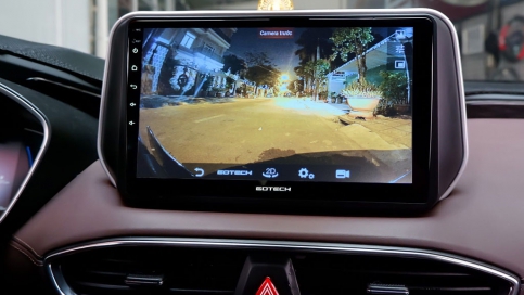 Màn hình DVD Android liền camera 360 Hyundai Santafe 2021 - nay | Gotech GT360 Plus